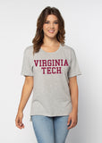 Must Have Tee Virginia Tech Hokies in Heather Grey