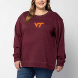 Back To Basics Tunic Virginia Tech Hokies in Maroon