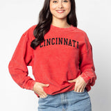 Cincinnati Bearcats College Block Original Corded Crew