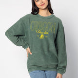 Oregon Clubhouse Original Corded Crew in Green