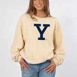 Yale Big Logo Original Corded Crew