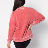 Campus Crew Sweatshirt North Carolina State Wolfpack in Cardinal