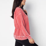 Campus Crew Sweatshirt North Carolina State Wolfpack in Cardinal