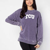 TCU Big Logo Crew Sweatshirt