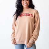 Cincinnati Brown Campus Crew Sweatshirt