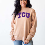TCU Brown Campus Crew Sweatshirt
