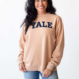 Yale Brown Campus Crew Sweatshirt