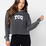 TCU Big Logo Mid-Length Hoodie