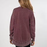 Harvard Half Time Hi-Lo Burnout Crew