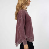 Harvard Half Time Hi-Lo Burnout Crew