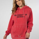 Burnout Everybody Hoodie Georgia Bulldogs in Cardinal