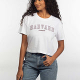 Harvard Short 'N Sweet Tee in White