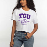 TCU Short 'N Sweet Tee in White