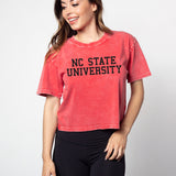 Short 'N Sweet Tee North Carolina State Wolfpack in Cardinal