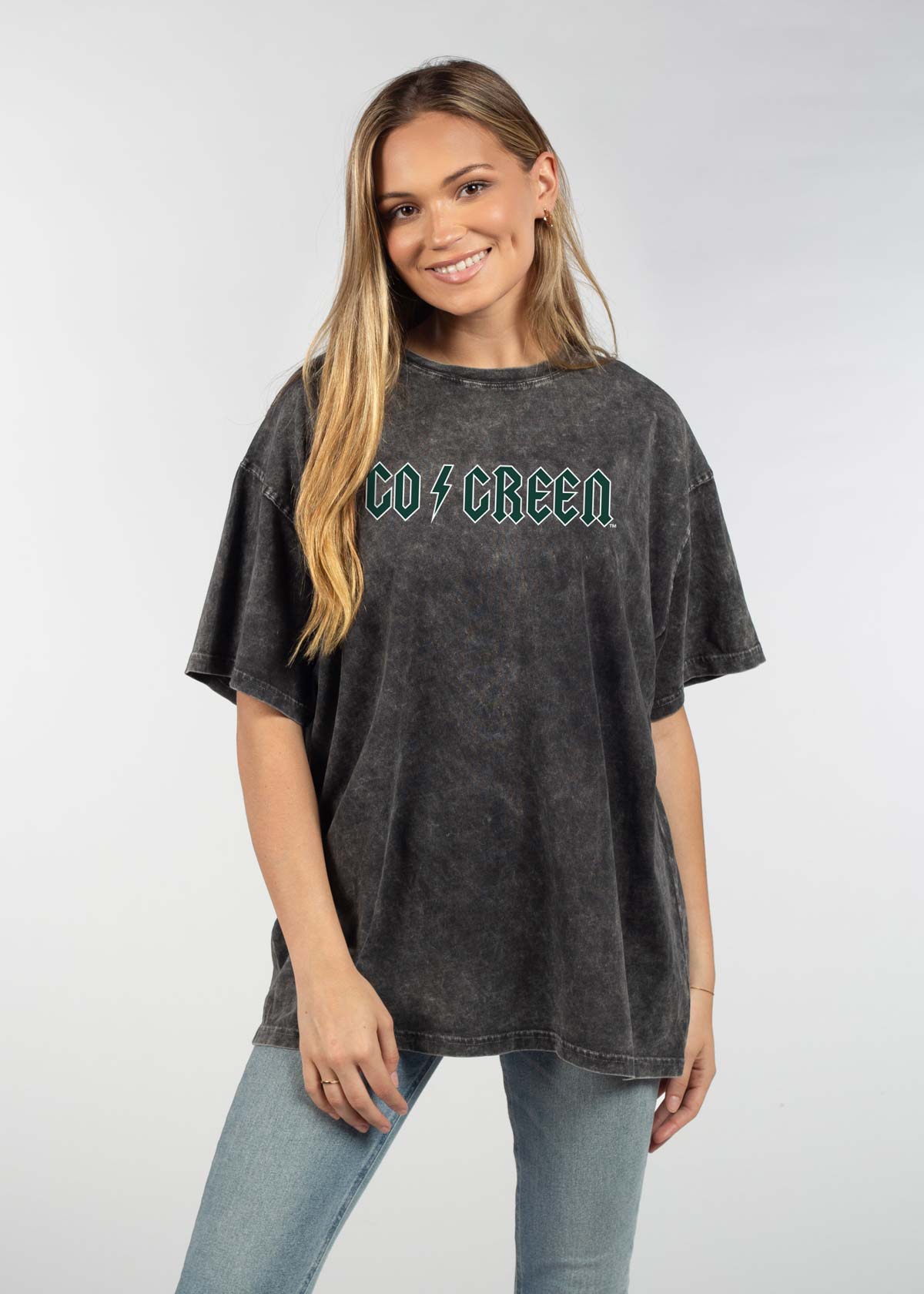 Michigan State Spartans oversized womens Band Tee