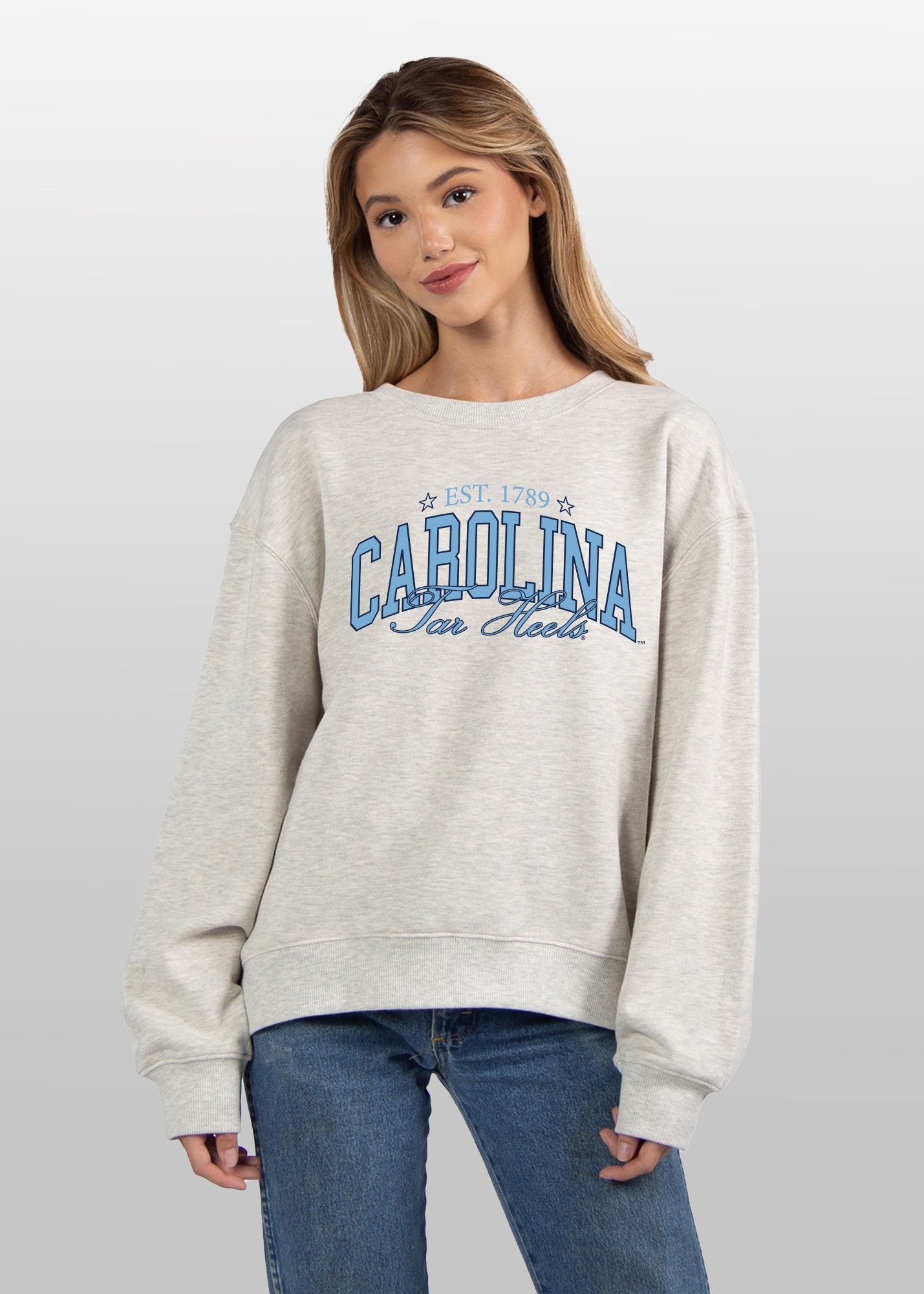North Carolina Tar Heels grey women’s sweatshirt