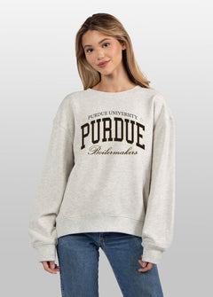 Purdue Boilermakers grey women’s sweatshirt