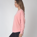 Burnout Hi-Lo Crew in Urban Pink