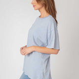The Band Tee in Faded Denim