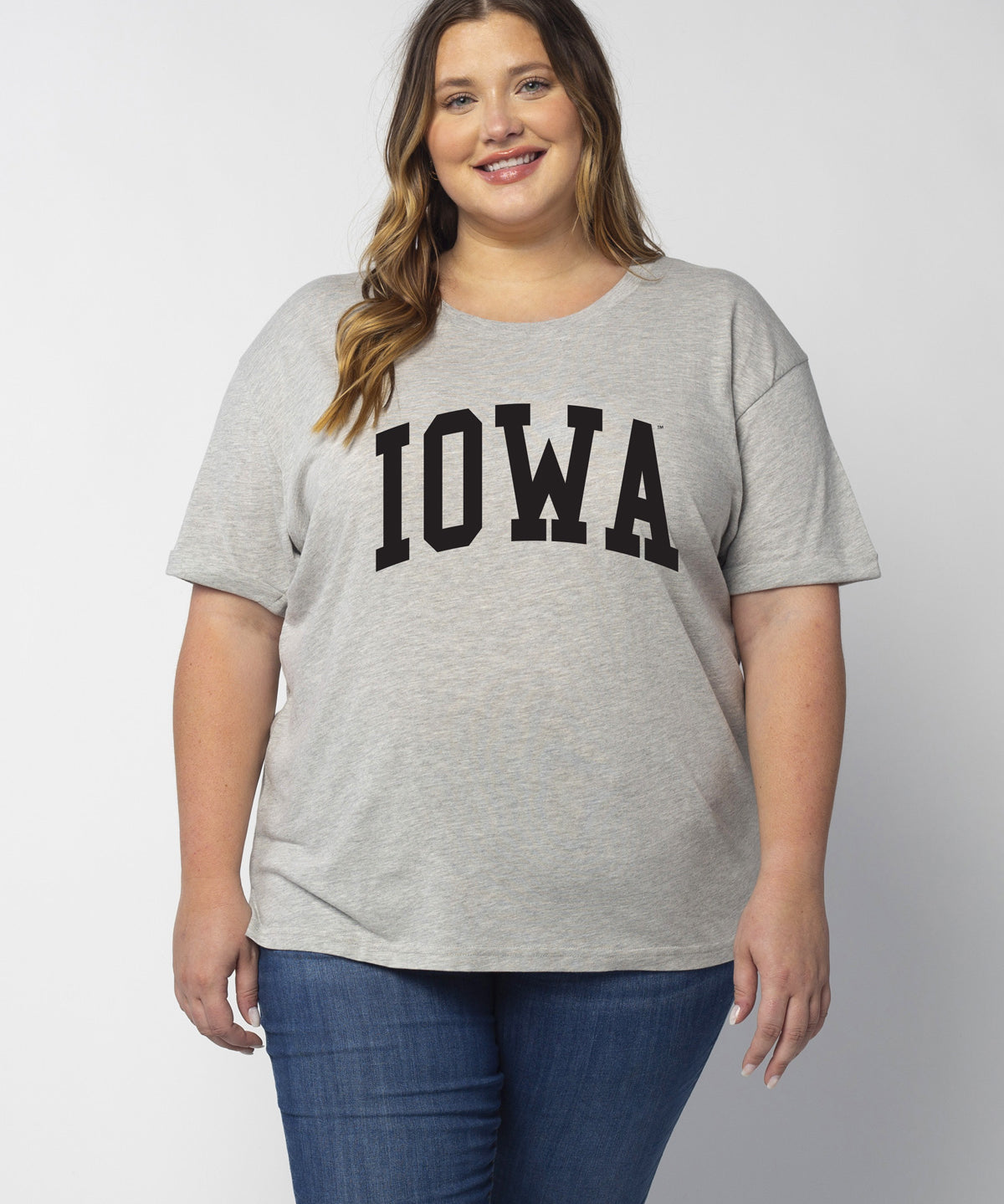 Must Have Tee Iowa Hawkeyes in Heather Grey