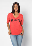 V-Happy Jersey North Carolina State Wolfpack in Red