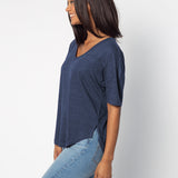 V-Happy Jersey North Carolina Tar Heels in Navy