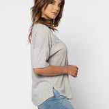 V-Happy Jersey LSU Tigers in Heather Grey