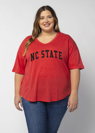 V-Happy Jersey North Carolina State Wolfpack in Red