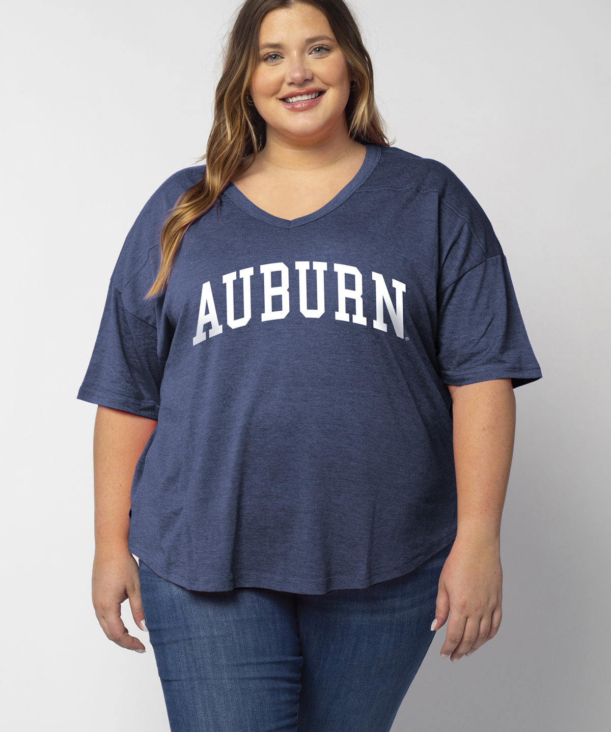 V-Happy Jersey Auburn Tigers in Navy