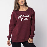 Back To Basics Tunic Mississippi State Bulldogs in Maroon