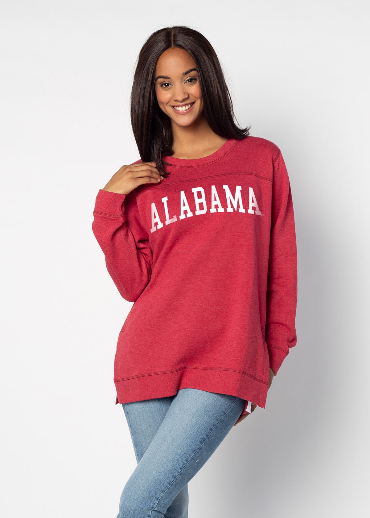 Arched A, Women's Alabama Crimson Tide Cropped T-Shirt