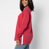 Back To Basics Tunic Iowa State Cyclones in Crimson