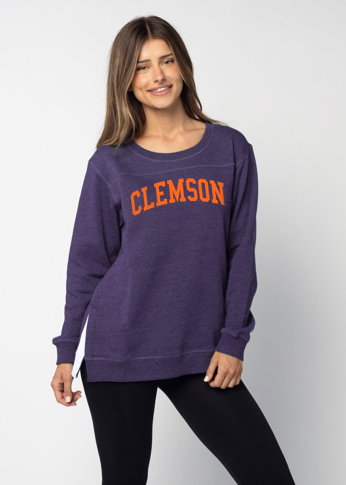 Back To Basics Tunic Clemson Tigers in Purple