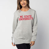 Back To Basics Tunic North Carolina State Wolfpack in Heather Grey