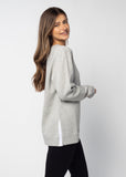Back To Basics Tunic Kansas State Wildcats in Heather Grey