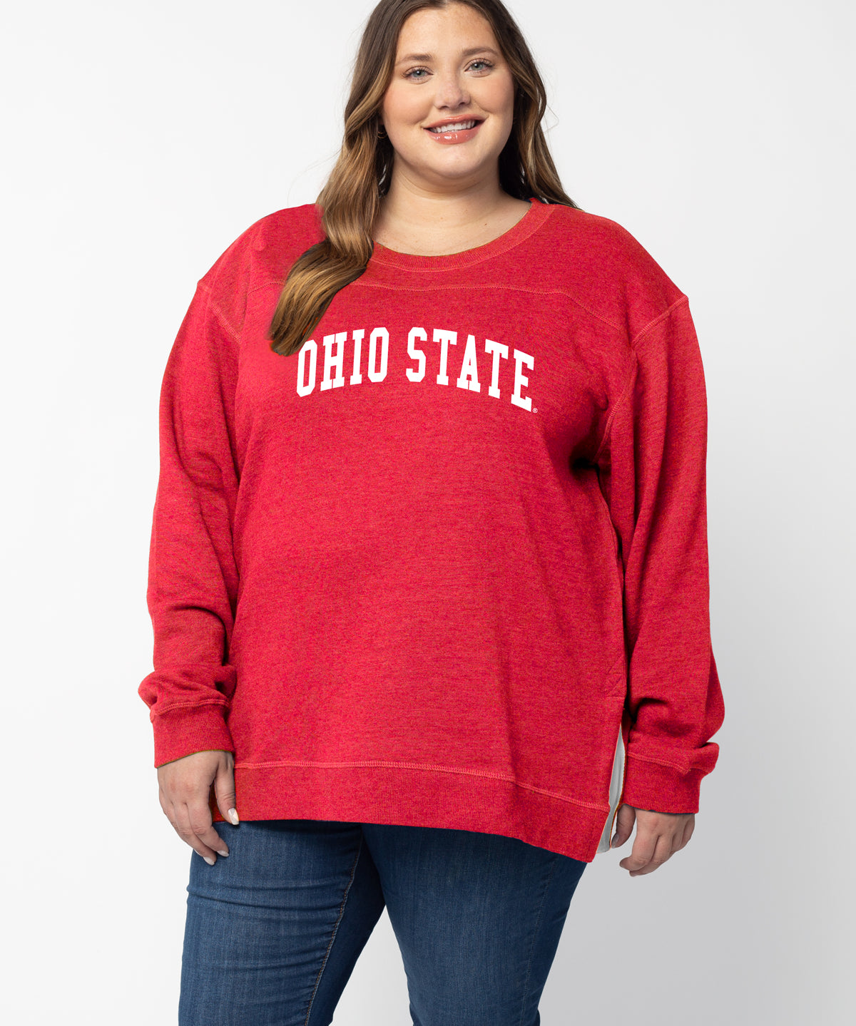 Back To Basics Tunic Ohio State Buckeyes in Red