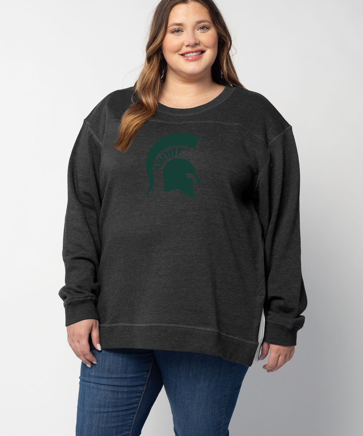 Back To Basics Tunic Michigan State Spartans in Black