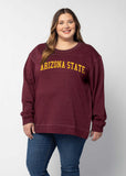 Back To Basics Tunic Arizona State Sun Devils in Maroon