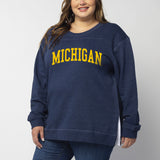 Back To Basics Tunic Michigan Wolverines in Navy