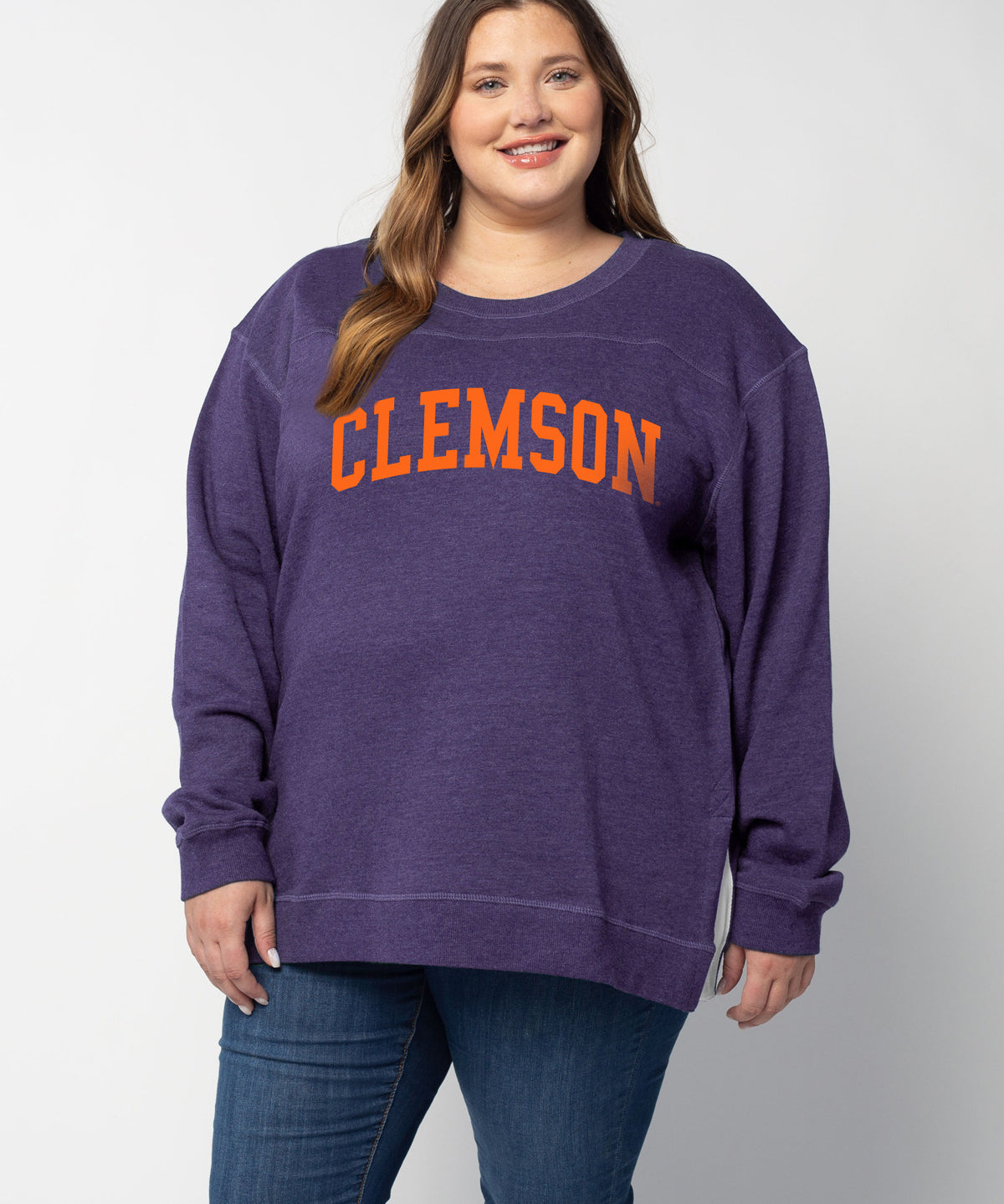 Back To Basics Tunic Clemson Tigers in Purple