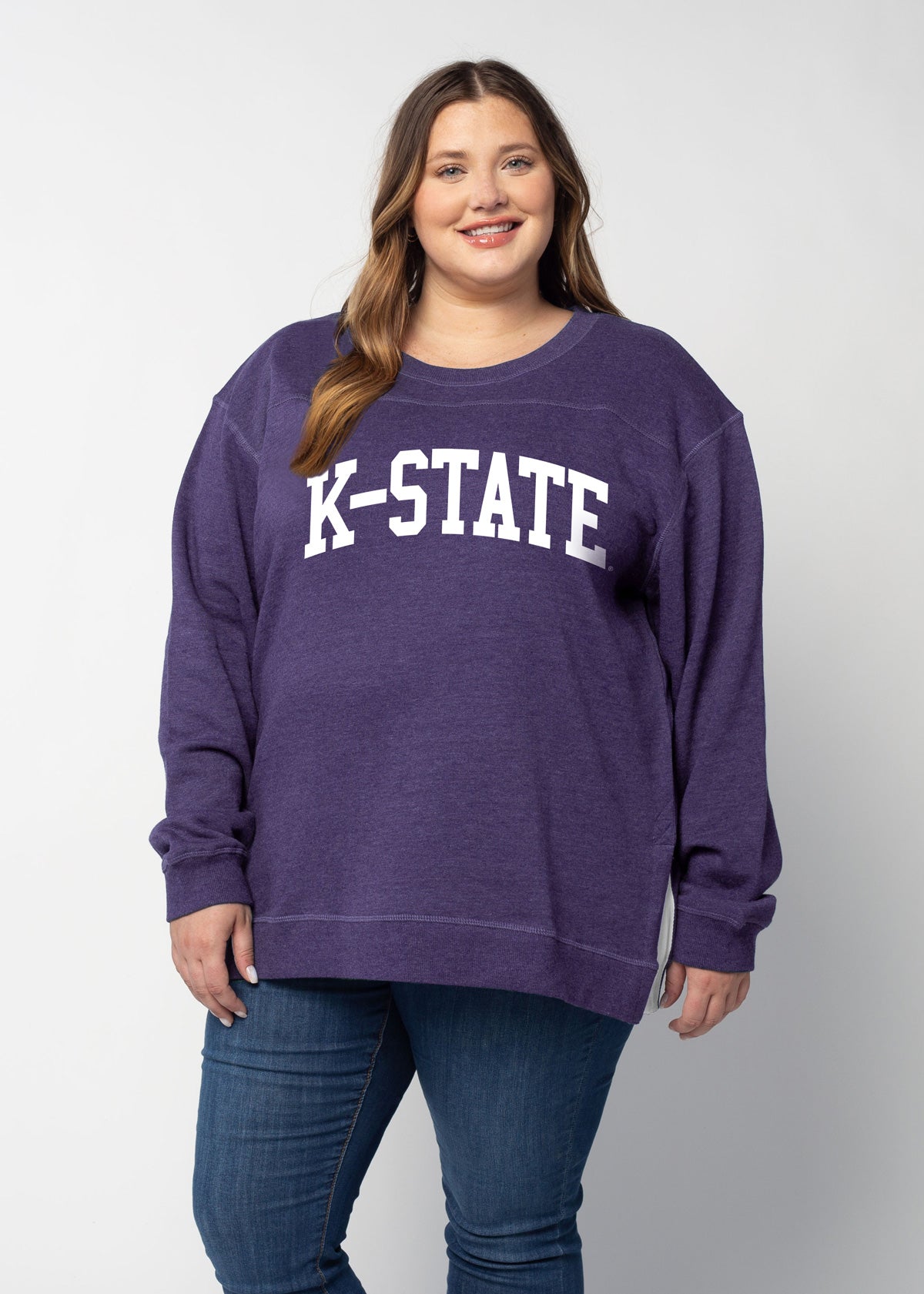 Back To Basics Tunic Kansas State Wildcats in Purple
