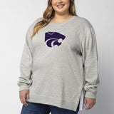 Back To Basics Tunic Kansas State Wildcats in Heather Grey