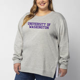 Back To Basics Tunic Washington Huskies in Heather Grey