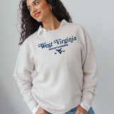 West Virginia Mountaineers Alumni Warm Up Crew Sweatshirt