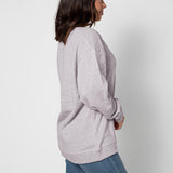 Warm Up Crew Sweatshirt Mississippi State Bulldogs in Merlot
