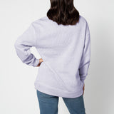 Warm Up Crew Sweatshirt Kansas State Wildcats in Grape