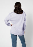 Warm Up Crew Sweatshirt Kansas State Wildcats in Grape