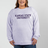 Warm Up Crew Sweatshirt Kansas State Wildcats in Grape