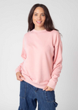 Burnout Crew Sweatshirt in Urban Pink