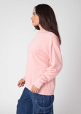 Burnout Crew Sweatshirt in Urban Pink